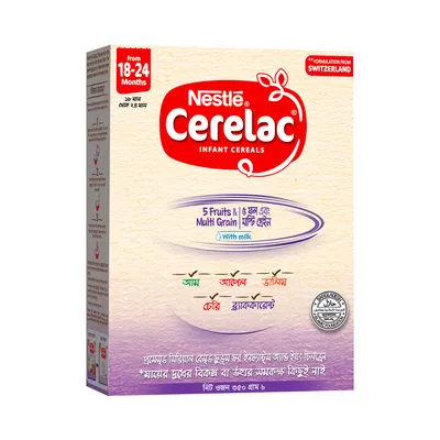 Nestle Cerelac 3 Five Fruits Baby Food (18 Months+)
