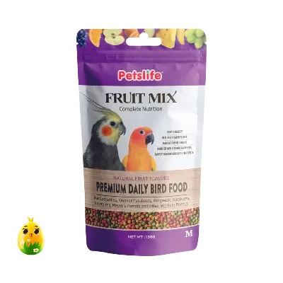 Petslife Fruit Mix Pellets For Cockatiels and Conures