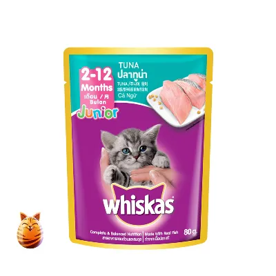 Whiskas Cat Food Junior Tuna Kitten
