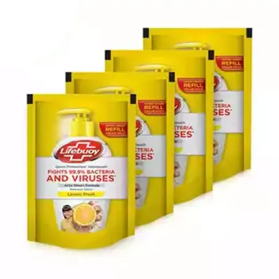 Lifebuoy Handwash Lemon Fresh Refill Multipack 170 ml