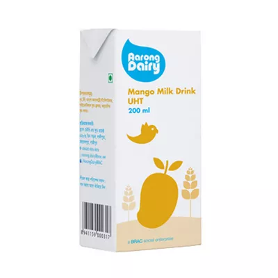 Aarong Dairy Mango Milk Drink UHT