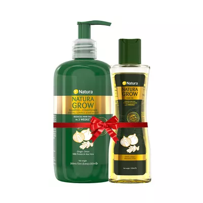 Natura Shampoo & Conditioner (Free Hair Oil 100 ml)