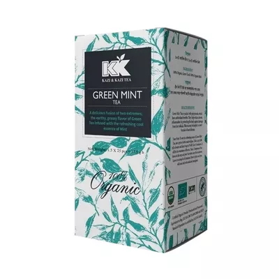 Kazi & Kazi Organic Green Mint Tea 25 pcs