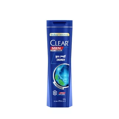 Clear Shampoo Men Cool Sport Menthol Anti Dandruff