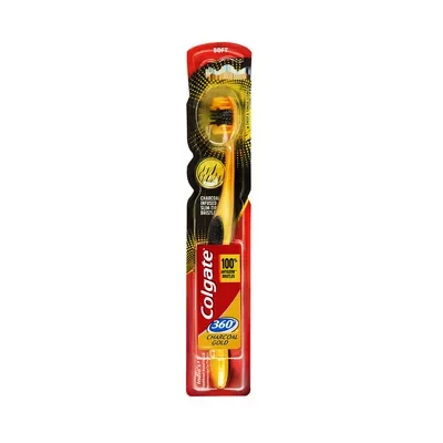 Colgate Charcoal Gold 360 Toothbrush