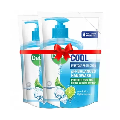Dettol Handwash Cool Refill 170 ml (Combo pack)