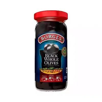 Borges Black Whole Olives
