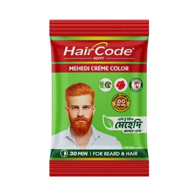 Haircode Egypt Mehedi Creme Color (Hair & Beard)