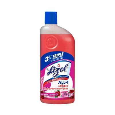 Lizol Floor Cleaner Floral Disinfectant Surface