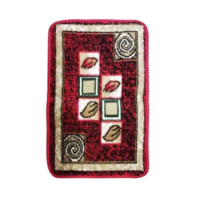 Cotton Royal Floor Mat Red (16X24 inch)