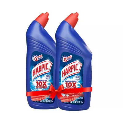 Harpic Liquid Toilet Cleaner Original 1 ltr (Combo Pack)