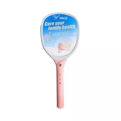 Yage Electronic Mosquito Swatter (White & Pink)