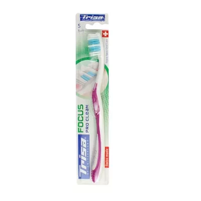 Trisa Tooth Brush Focus Pro Clean Soft (Assorted colour)