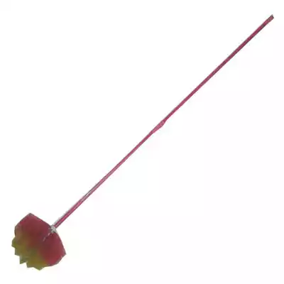 Plastic Red Broom (62") Handle Jhul Jharu (China)