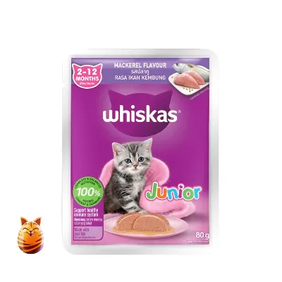 Whiskas Junior Cat Food Mackerel